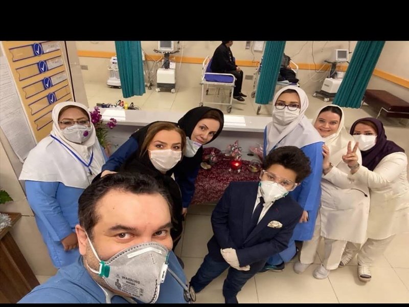 تحویل سال در اورژانس مرکز آموزشی درمانی امام رضا (ع) تبریز