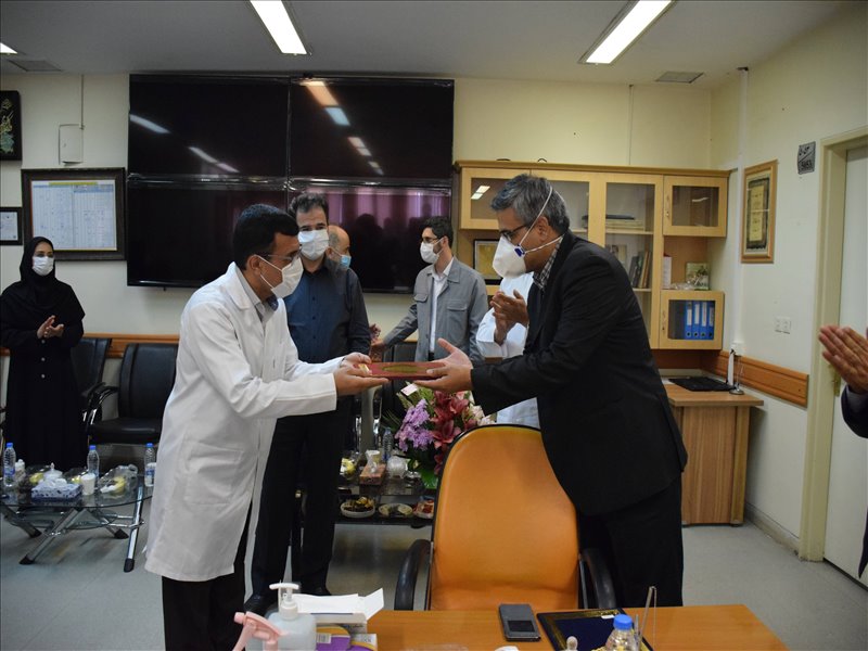 معارفه مدیر جدید خدمات پرستاری مرکز