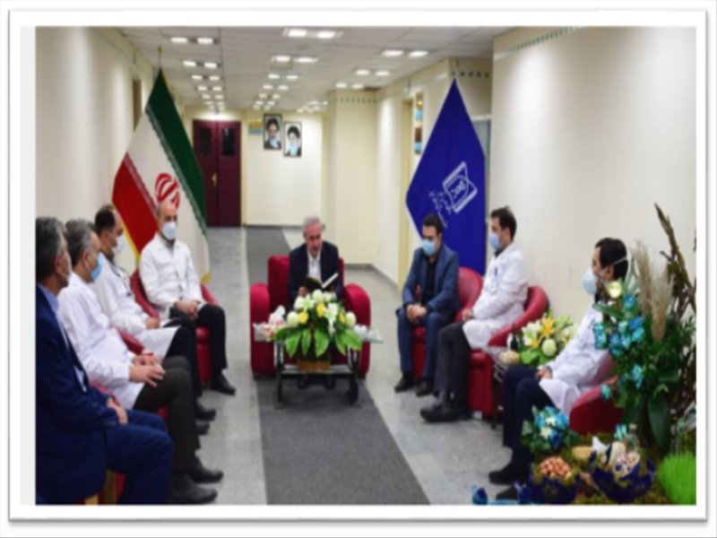 دیدار استاندار محترم از کادر مرکز در آستانه تحویل سال 1400