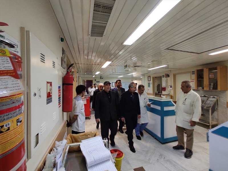 بازدید استاندار از مجروحین جنگی