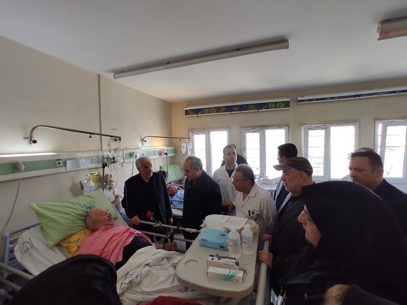 بازدید استاندار از مجروحین جنگی