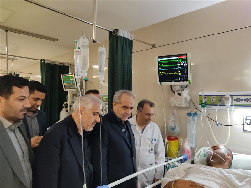 بازدید استاندار از مجروحین جنگی