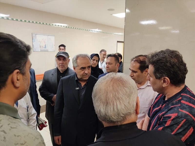 بازدید استاندار از مجروحین جنگی