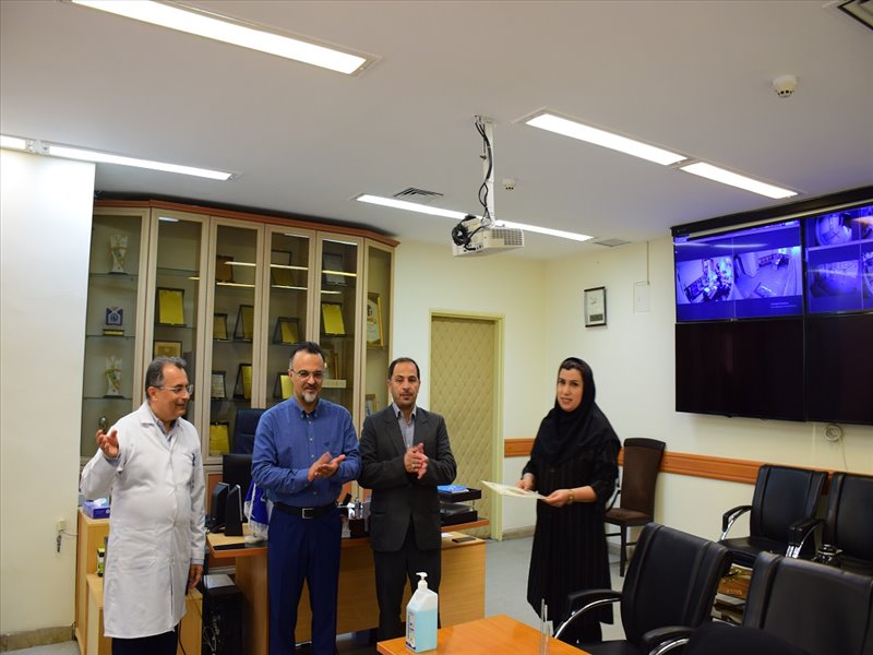 معارفه و تودیع مسئول تغذیه