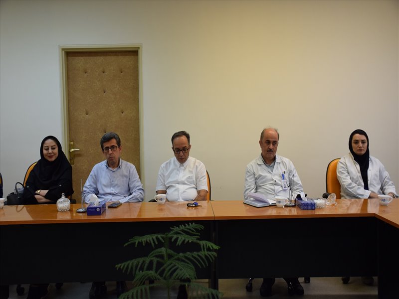 معارفه و تودیع رئیس بخش اتاق عمل