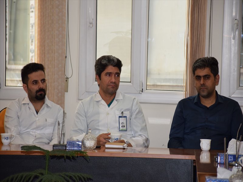 معارفه و تودیع رئیس بخش اتاق عمل