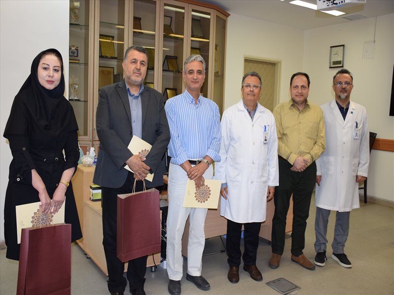 معارفه و تودیع رئیس بخش اتاق عمل