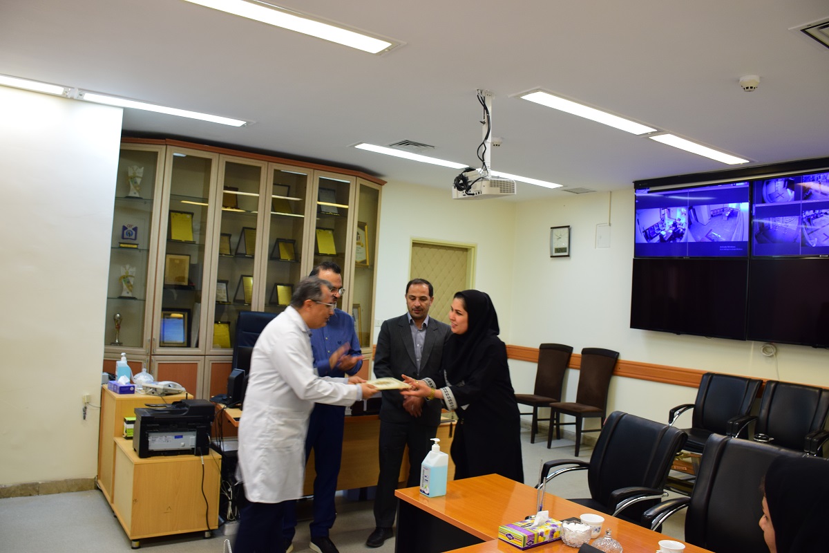 تودیع و معارفه مسئول تغذیه