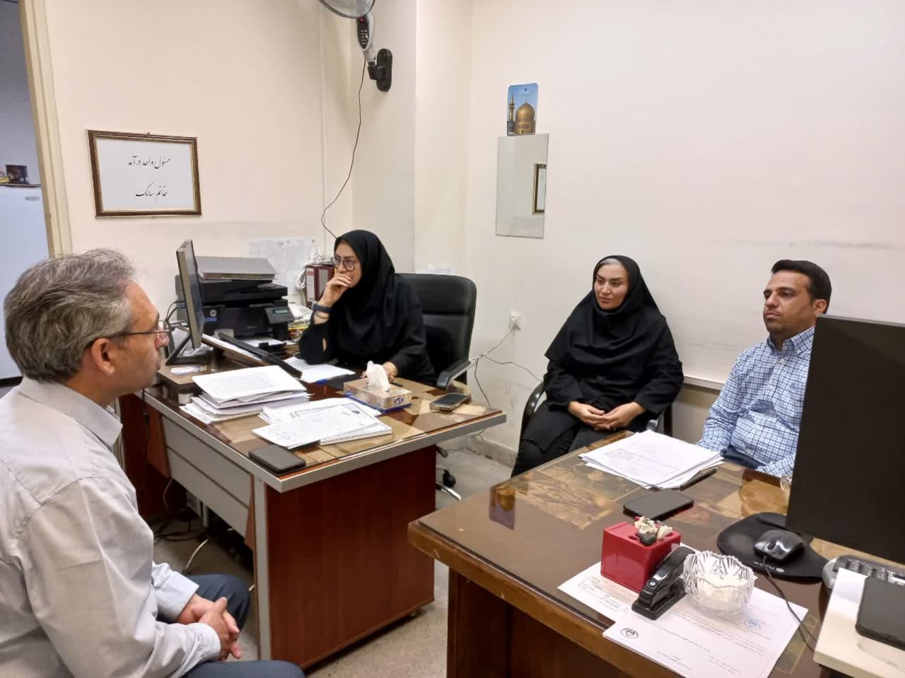 بازدید امور مالی دانشگاه